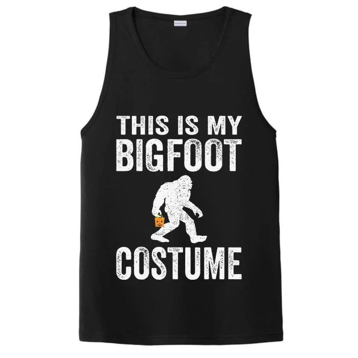 Funny Bigfoot Halloween Costume Performance Tank