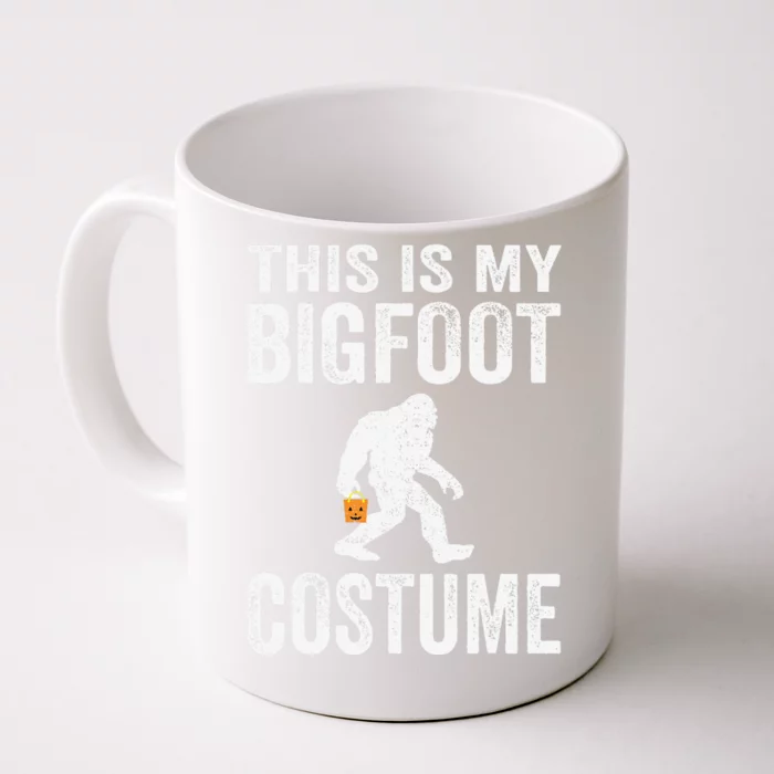 Funny Bigfoot Halloween Costume Front & Back Coffee Mug