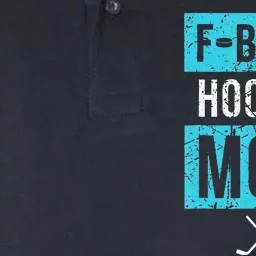 F Bomb Hockey Mom FBomb Funny Ice Hockey Mom Mother Softstyle Adult Sport Polo