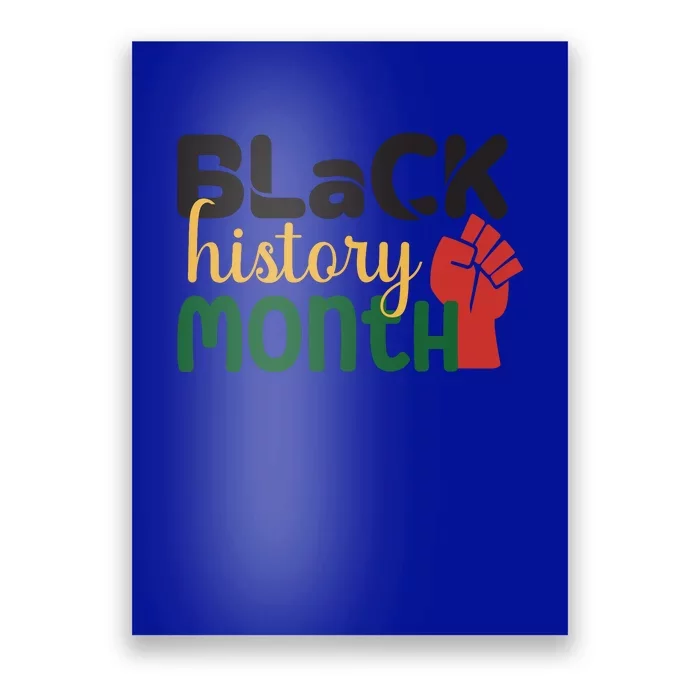 Freedom Black History Month Gift Poster