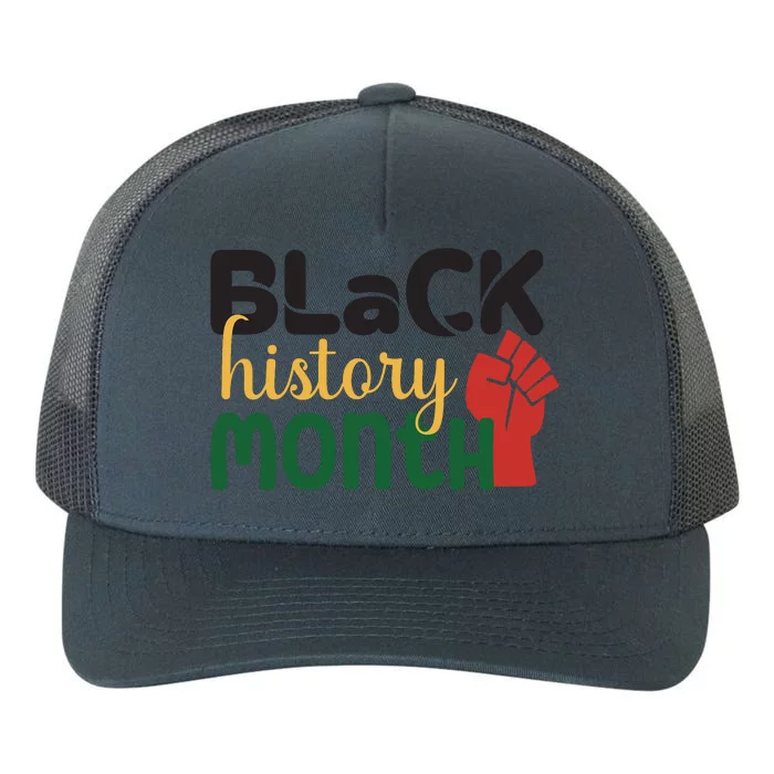 Freedom Black History Month Gift Yupoong Adult 5-Panel Trucker Hat