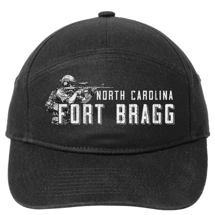 Fort Bragg Home Of The Airborne Special Operations Forces 7-Panel Snapback Hat