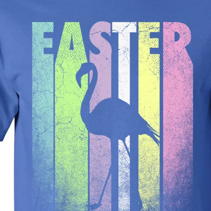 Flamingo Bird Happy Easter Cute Funny Spring Fun Holiday Funny Gift Tall T-Shirt