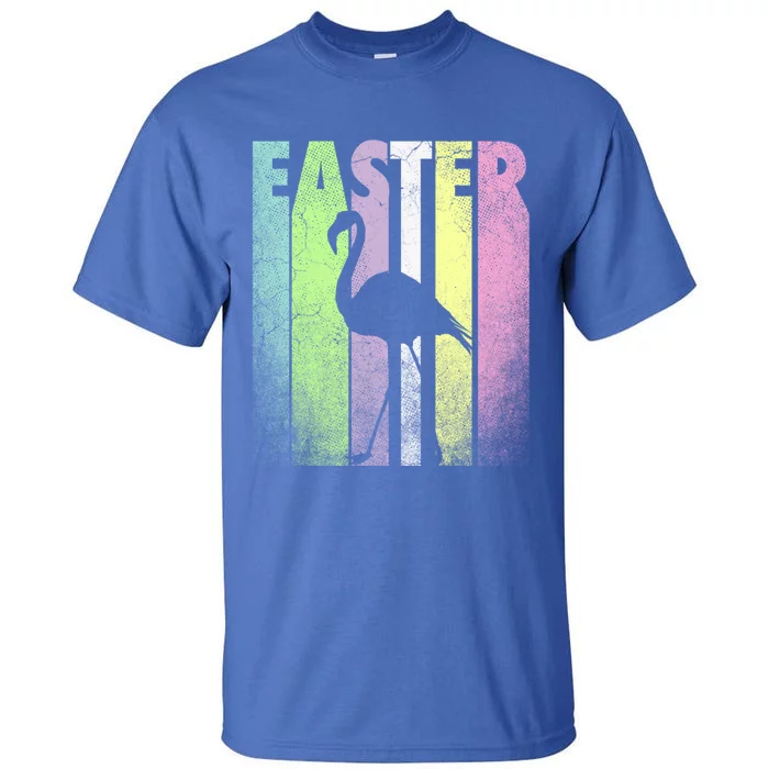 Flamingo Bird Happy Easter Cute Funny Spring Fun Holiday Funny Gift Tall T-Shirt