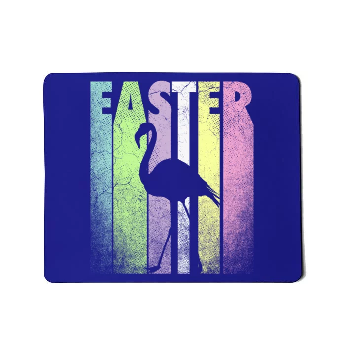 Flamingo Bird Happy Easter Cute Funny Spring Fun Holiday Funny Gift Mousepad