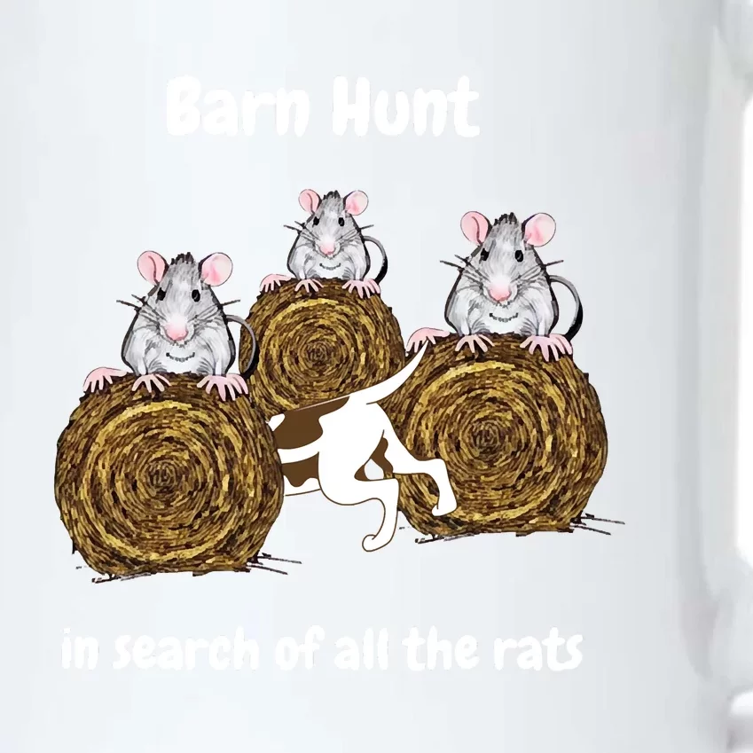 Funny Barn Hunt In Search Of All The Rats Black Color Changing Mug