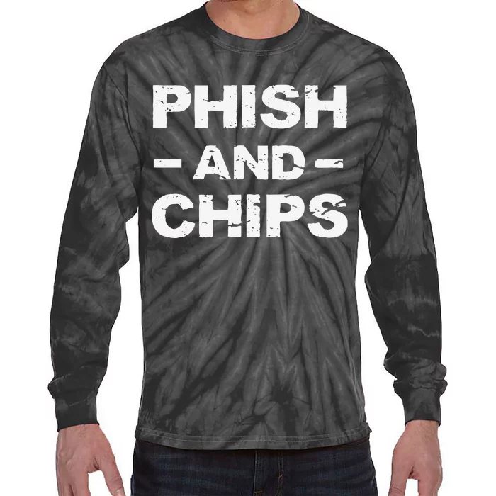 Fishy Business Hilarious Hacker Tie-Dye Long Sleeve Shirt