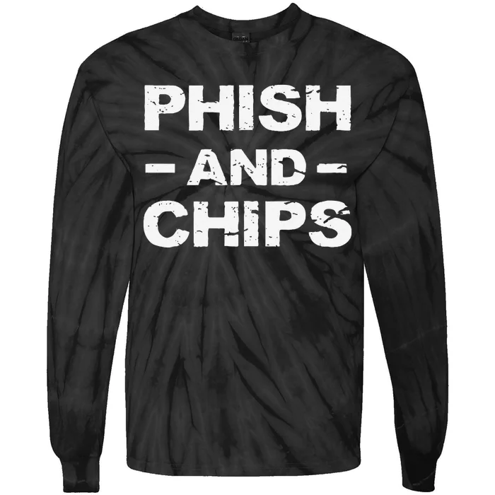 Fishy Business Hilarious Hacker Tie-Dye Long Sleeve Shirt