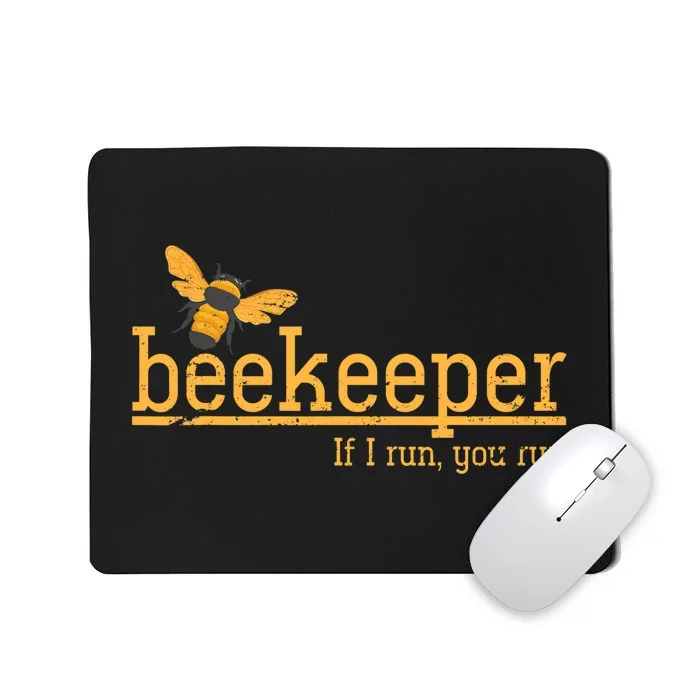 Funny Bee Hive Honey Lover Gift Beekeeper Mousepad