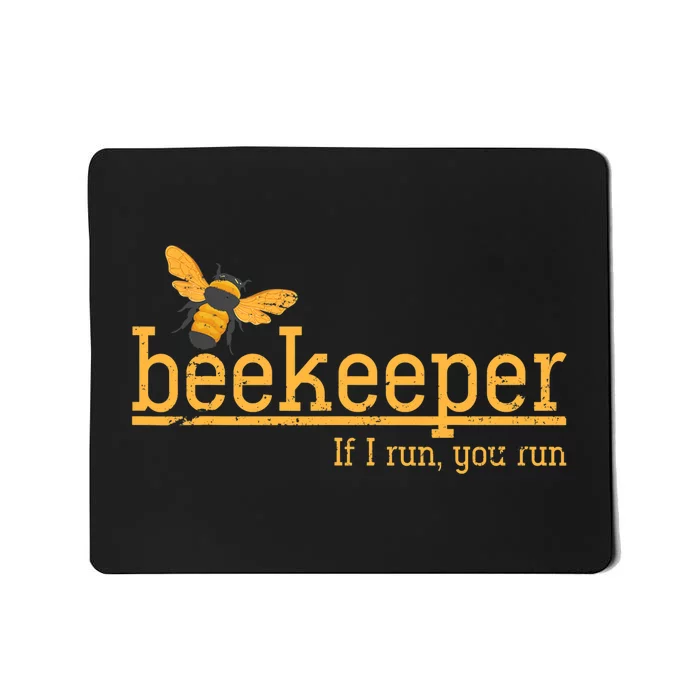 Funny Bee Hive Honey Lover Gift Beekeeper Mousepad