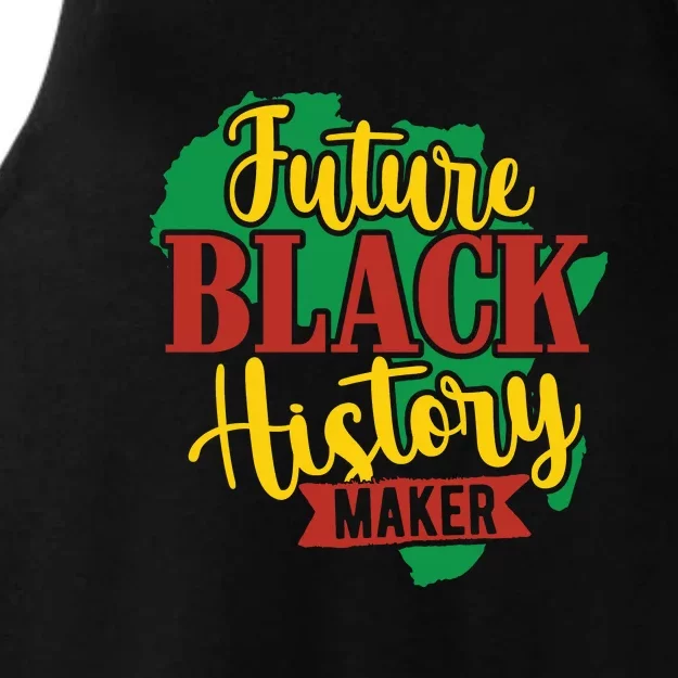 Future Black History Maker Proud African American Ladies Tri-Blend Wicking Tank