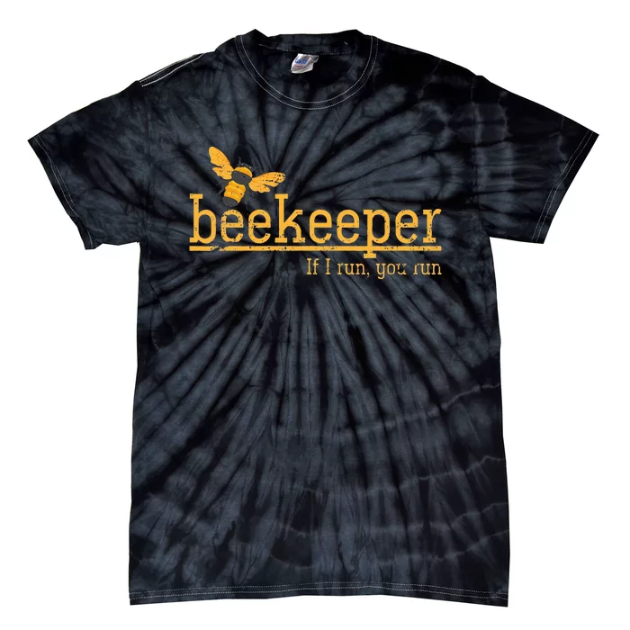 Funny Bee Hive Honey Lover Gift Beekeeper Tie-Dye T-Shirt