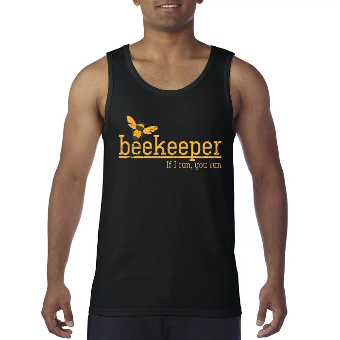 Funny Bee Hive Honey Lover Gift Beekeeper Tank Top