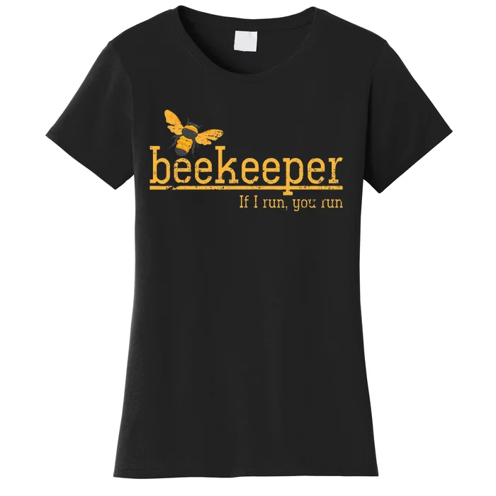 Funny Bee Hive Honey Lover Gift Beekeeper Women's T-Shirt