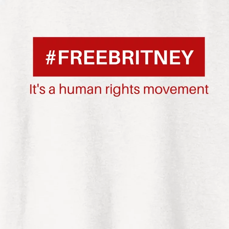 Free Britney Human Rights Movement Women's Crop Top Tee