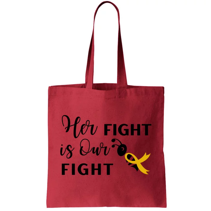 Funny Bee Her Fight Is Our Fight Tote Bag