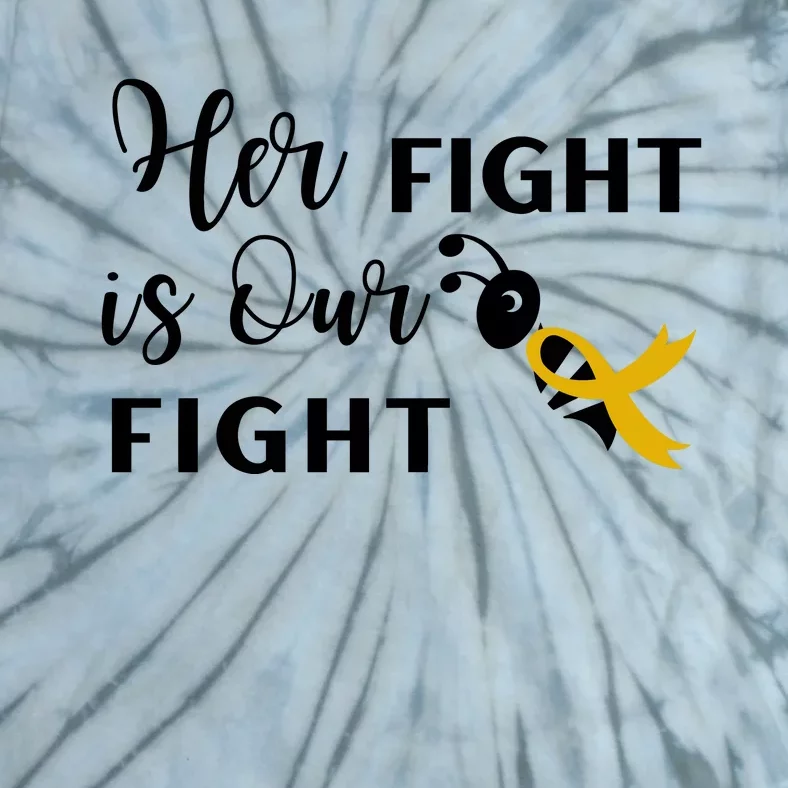 Funny Bee Her Fight Is Our Fight Tie-Dye T-Shirt