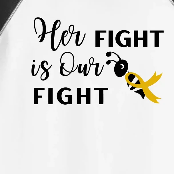 Funny Bee Her Fight Is Our Fight Toddler Fine Jersey T-Shirt