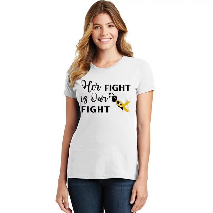 Funny Bee Her Fight Is Our Fight Women's T-Shirt