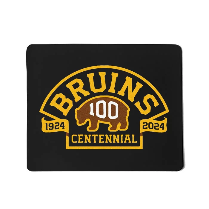 Funny Bruins Hockey Team 100th Season Hockey 2024 Gift Mousepad