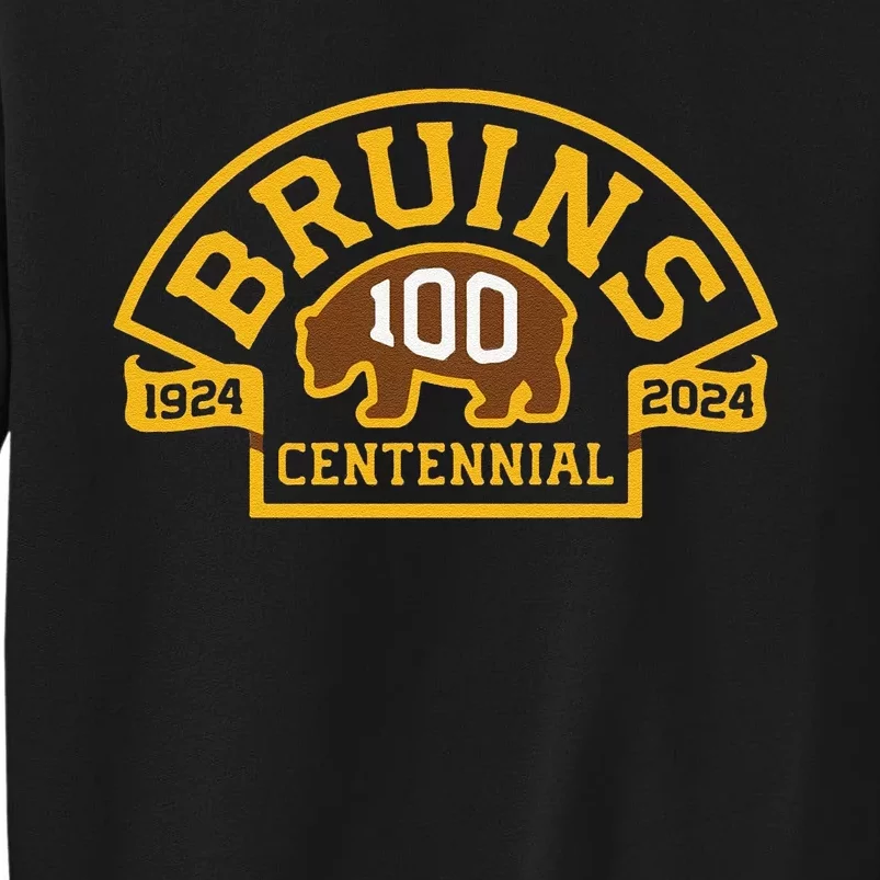 Funny Bruins Hockey Team 100th Season Hockey 2024 Gift Tall Sweatshirt