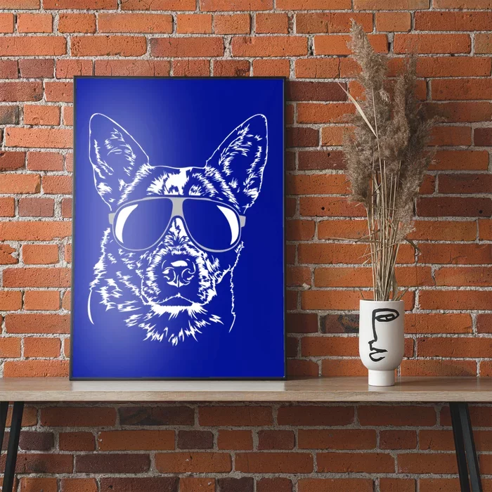 Funny Blue Heeler Gift Dog Hund Cute Gift Gift Poster