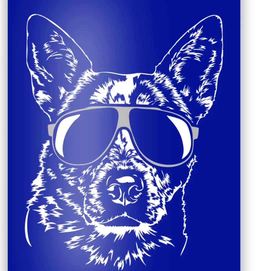 Funny Blue Heeler Gift Dog Hund Cute Gift Gift Poster