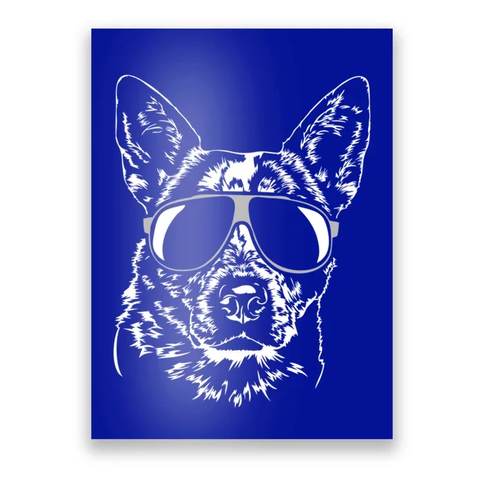 Funny Blue Heeler Gift Dog Hund Cute Gift Gift Poster