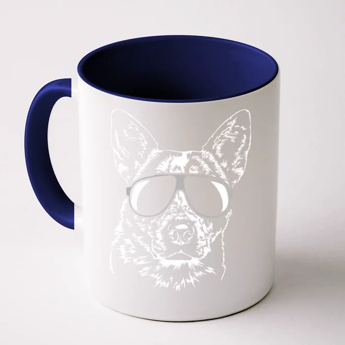 Funny Blue Heeler Gift Dog Hund Cute Gift Gift Front & Back Coffee Mug