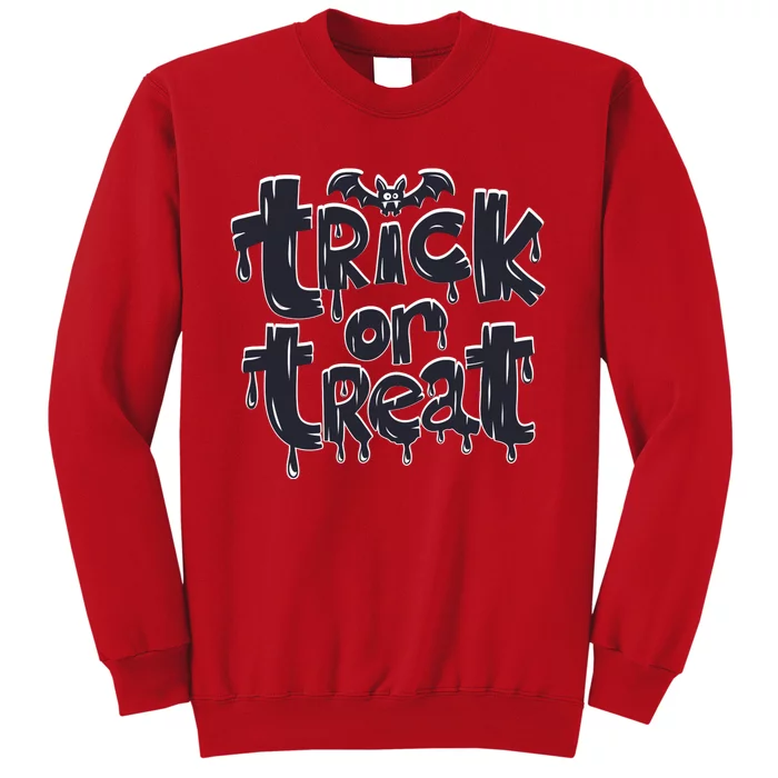 Funny Bat Halloween Trick Or Treat Sweatshirt