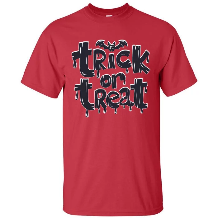 Funny Bat Halloween Trick Or Treat Tall T-Shirt