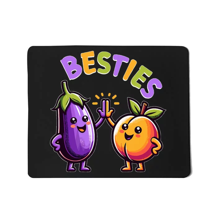 Funny Besties Hilarious Naughty Adult Humor Joke Saying Gag Mousepad