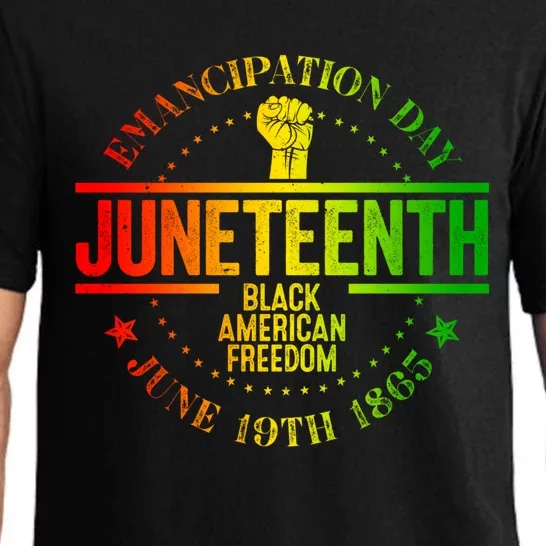 Freedom Black History June 19 Juneteenth African American Gift Pajama Set