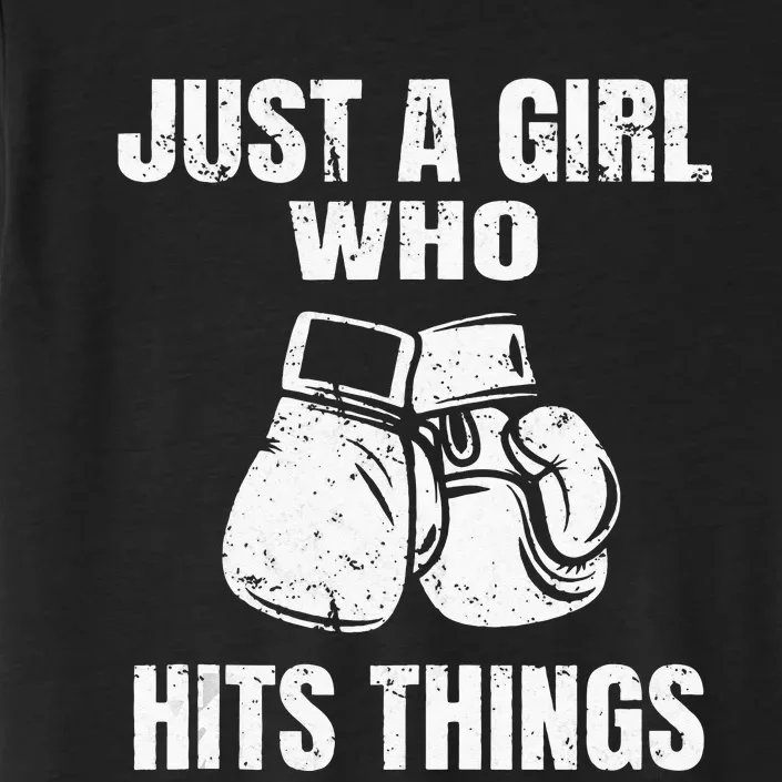 Female Boxing Humor ChromaSoft Performance T-Shirt