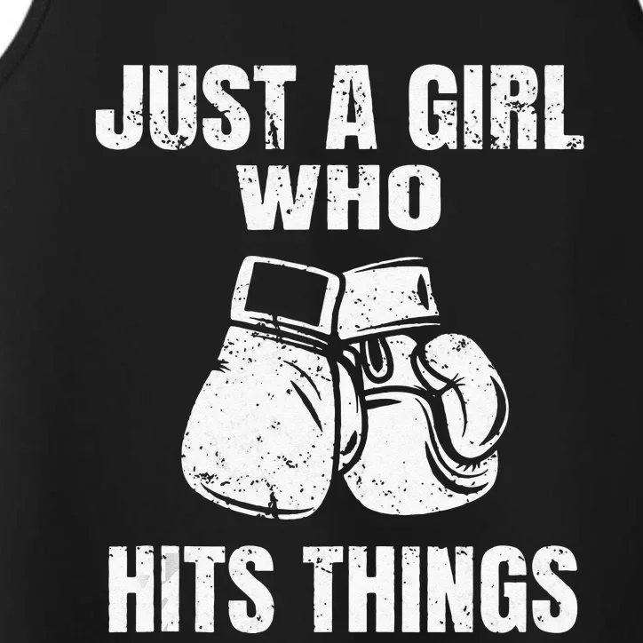 Female Boxing Humor Performance Tank