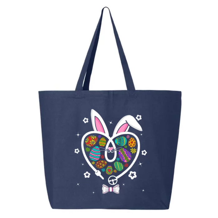 Funny Bunny Heart Trucker Eggs Hunting Easter Day Gift 25L Jumbo Tote