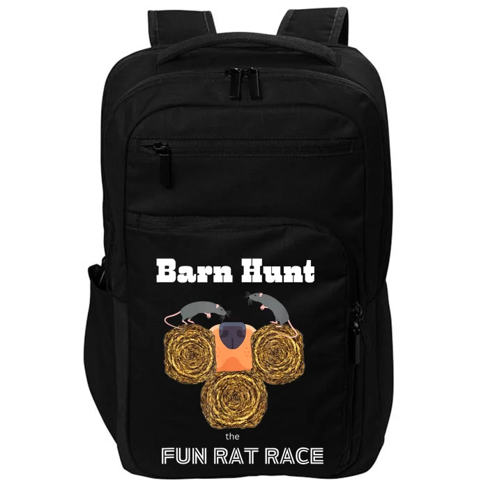 Funny Barn Hunt Barn Hunt The Fun Rat Race With Cute Rats Impact Tech Backpack