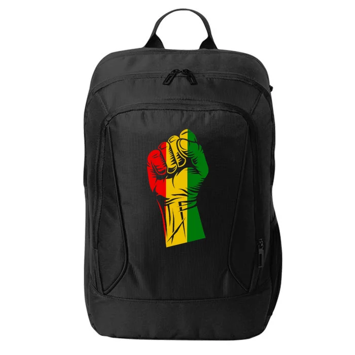 Fist Black History City Backpack