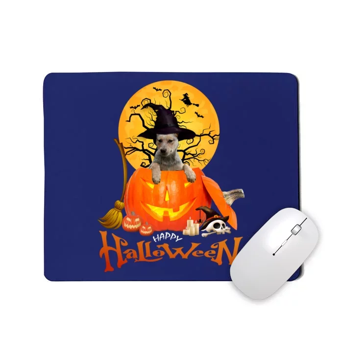 Funny Blue Heeler Dog Spooky Halloween Mousepad