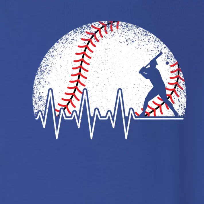 Funny Baseball Heartbeat Baseball Player Gift Toddler Long Sleeve Shirt