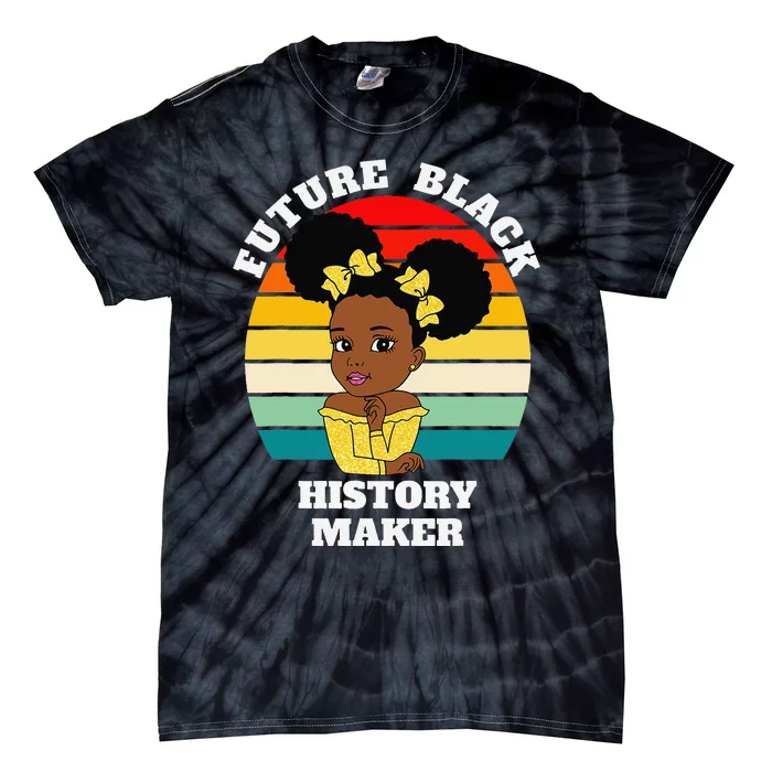 Future Black History Maker Juneteenth HBCU Afro Tie-Dye T-Shirt