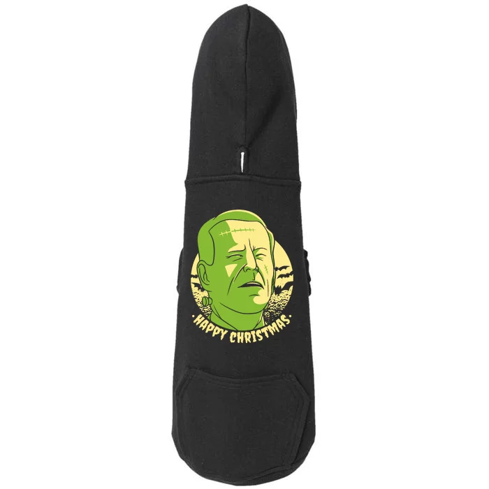 Frankenstein Biden Halloween Funny Doggie 3-End Fleece Hoodie