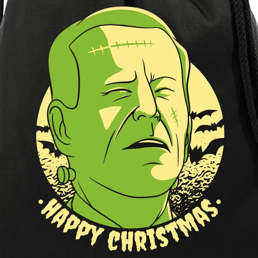 Frankenstein Biden Halloween Funny Drawstring Bag