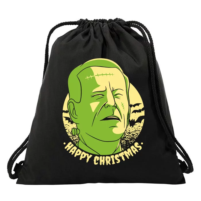 Frankenstein Biden Halloween Funny Drawstring Bag