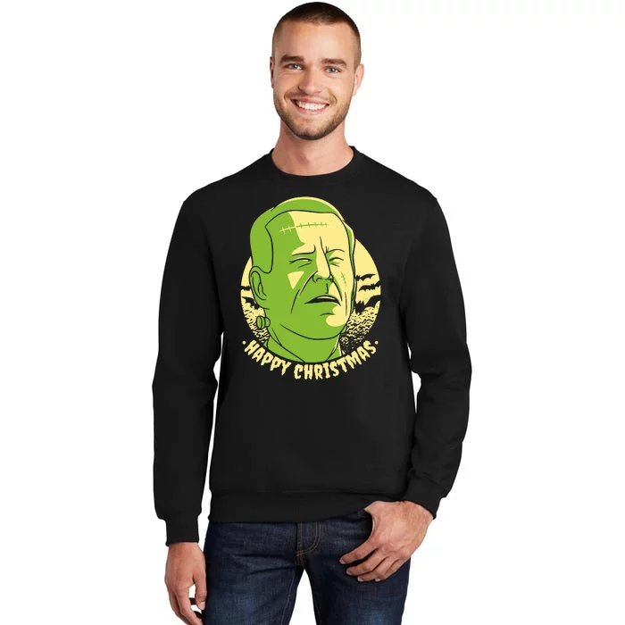 Frankenstein Biden Halloween Funny Tall Sweatshirt