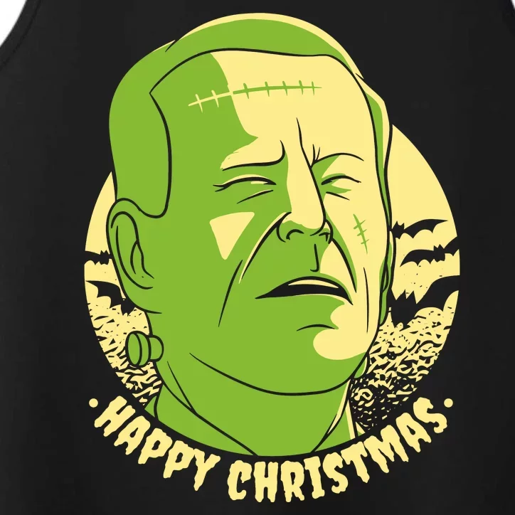 Frankenstein Biden Halloween Funny Performance Tank