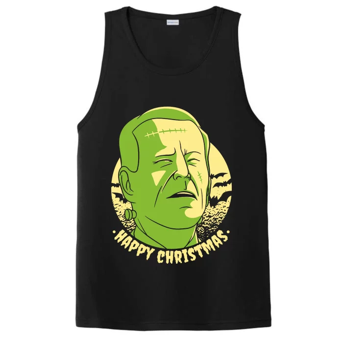 Frankenstein Biden Halloween Funny Performance Tank