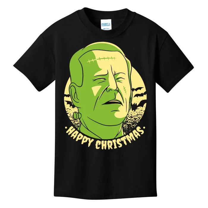 Frankenstein Biden Halloween Funny Kids T-Shirt