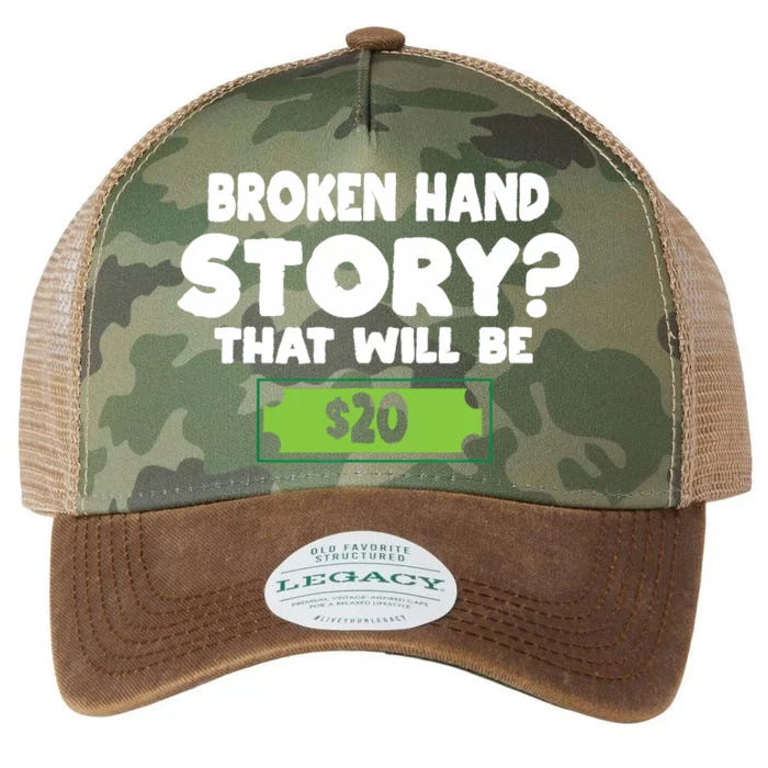 Funny Broken Hand Arm Surgery Gift Legacy Tie Dye Trucker Hat