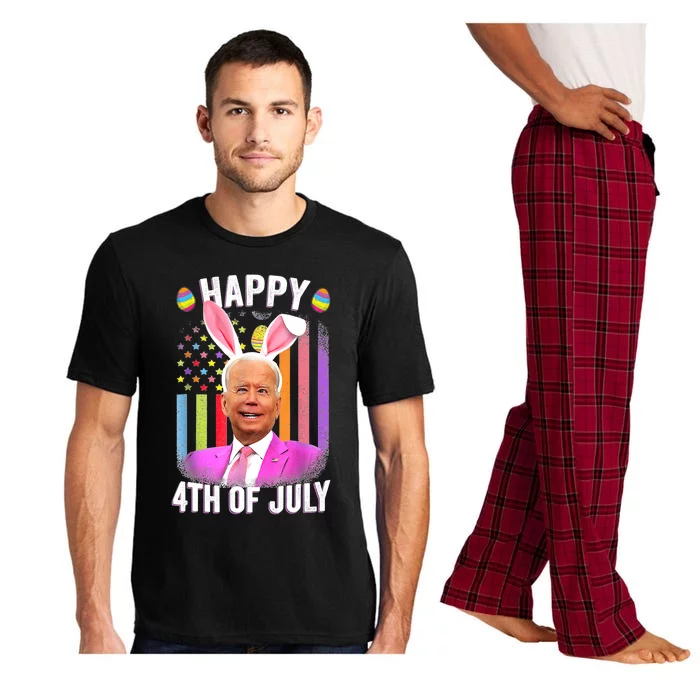 Funny Biden Happy 4th Of July Confused Easter Biden Bunny Pajama Set